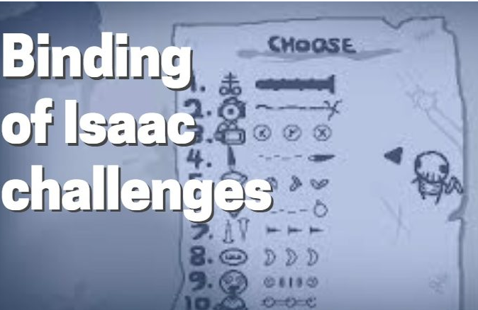 binding of isaac challenges
